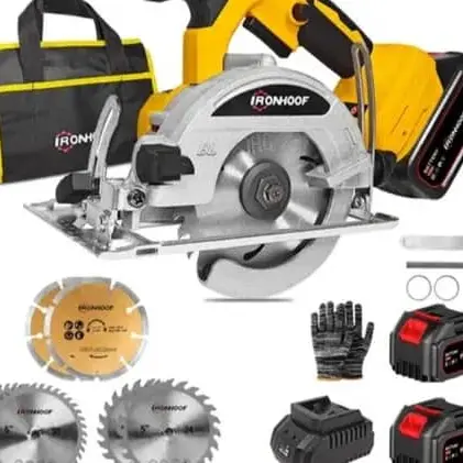 Sierra circular inalámbrica 2 batería - 21v para madera, mármol , mampostería. Incluye Discos's photo #1