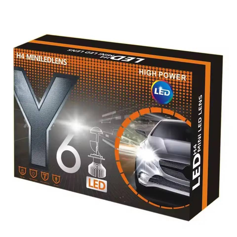 Bombillos led h4 tipo lupas y6.  30's photo #2