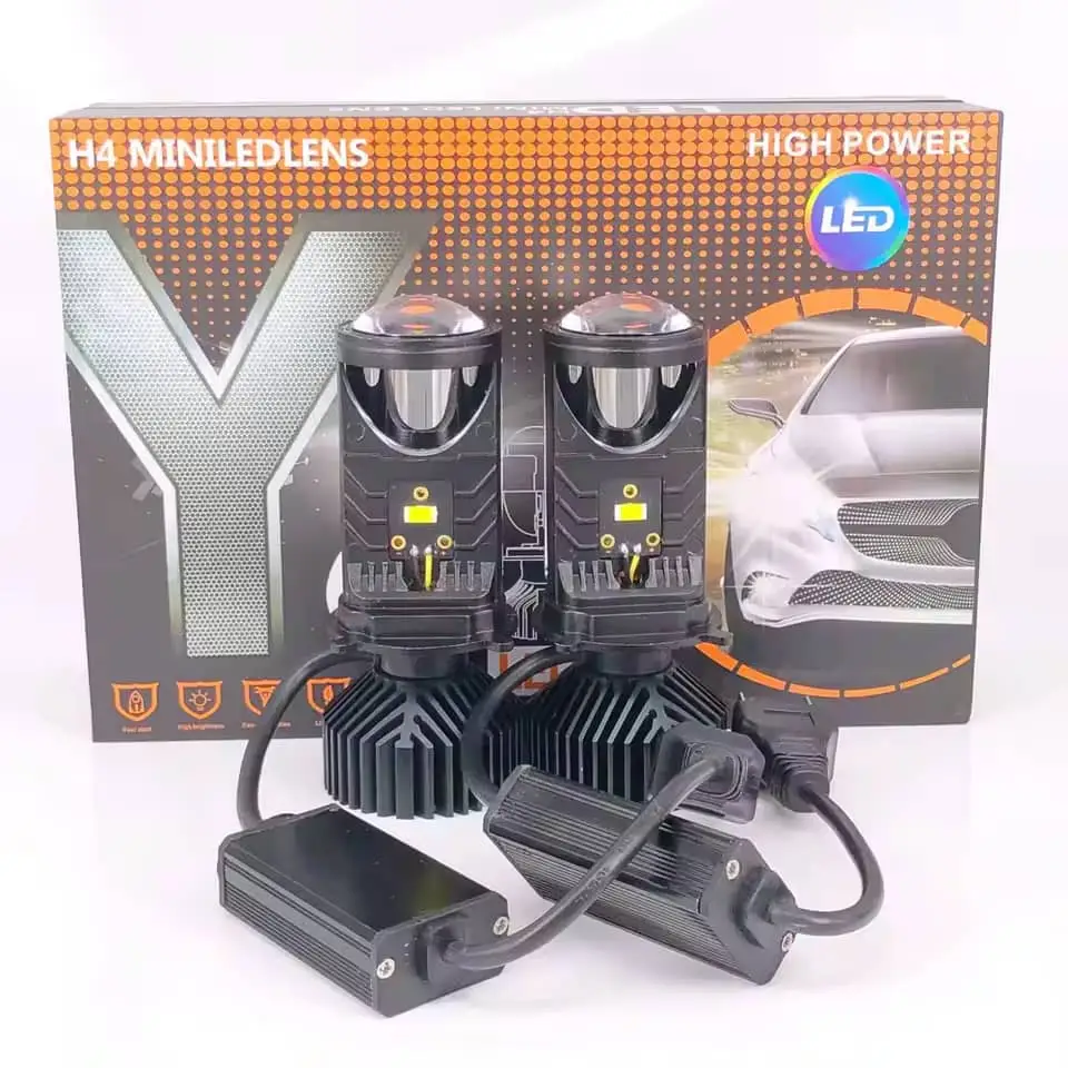 Bombillos led h4 tipo lupas y6.  30's photo #1