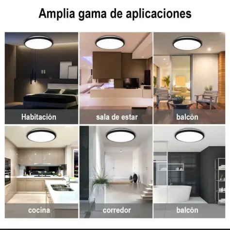 LÁMPARA LED DE TECHO REDONDA 36W.'s photo #1