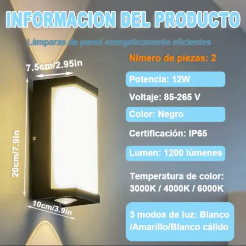 Pareja de Lámpara LED para exteriores's photo #2