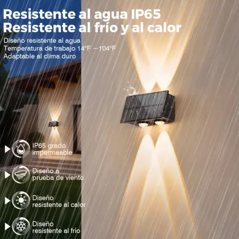 Lámpara para exterior patios , terrazas solares 2 pz varios colores's photo #1